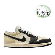 Air Jordan 1 Low SE “Coconut Milk/Black” HQ3437-101 - 1