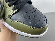 Air Jordan 1 Mid Black White Olive DQ8426-092 - 2