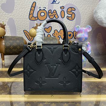  Louis Vuitton LV On The Go Tote Bag Black BB M46993 18cm x15cm x 8.5cm