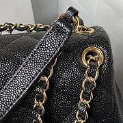 CHANEL Small Backpack Grained Calfskin & Gold-Tone Metal Black AS3787 16.5cm × 17.5cm × 10 cm - 3