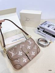 Louis Vuitton Diane Monogram Empriente Leather Tourterelle Beige/Cream 25cm x 16cm x 9cm - 6