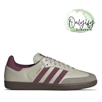 Adidas Samba OG Putty Grey Maroon  ID1482