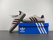 Adidas Samba OG Putty Grey Maroon  ID1482 - 6