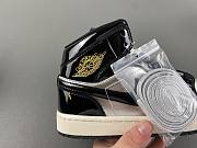 Air Jordan 1 Mid SE Black Metallic Silver Sail Metallic Gold FZ3938-001 - 2