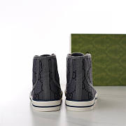 Gucci Tennis 1977 High-Top Gray Sneaker - 5