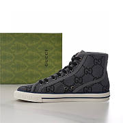 Gucci Tennis 1977 High-Top Gray Sneaker - 3