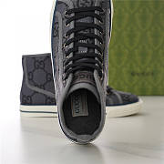 Gucci Tennis 1977 High-Top Gray Sneaker - 2