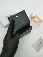 Wallet with Money Clip Black Dior Oblique Jacquard  11.3 x 8.2 x 1 cm - 4