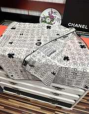 Chanel silk scarf white - 2