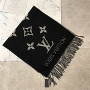 Louis Vuitton Reykjavik Cashmere Shawl Noir - 4