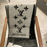 Louis Vuitton Reykjavik Cashmere Shawl Noir - 3