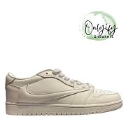 Travis Scott x Wmns Air Jordan 1 Retro Low OG SP 'Michael Rubin White Party' Friends & Family WTD1228 111 - 1