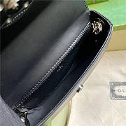 Petite GG mini shoulder bag black 739722 AABSG 1000 21cm x 10cm x 5cm - 3
