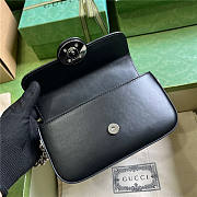 Petite GG mini shoulder bag black 739722 AABSG 1000 21cm x 10cm x 5cm - 4