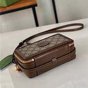 GUCCI Mini GG Supreme Cross-Body Bag 10cm x 18cm x 7cm - 4