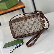 GUCCI Mini GG Supreme Cross-Body Bag 10cm x 18cm x 7cm - 6