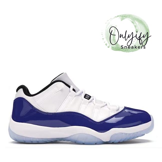 Air Jordan 11 Retro Low White Concord (W) AH7860-100 - 1