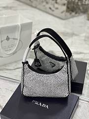 Prada Duchesse and crystal black mini-bag 22cm x 17cm x 6cm - 2