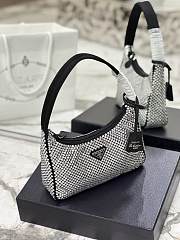 Prada Duchesse and crystal black mini-bag 22cm x 17cm x 6cm - 3