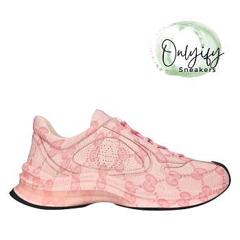 Gucci Run Leather Sneakers pink 79II9H018