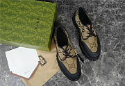 Gucci Maxi GG Lace Up Shoes 'Camel' 699552-UKOF0-2590 - 5