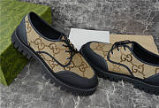 Gucci Maxi GG Lace Up Shoes 'Camel' 699552-UKOF0-2590 - 2