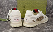 Gucci Re Web Leather Sneakers - 4