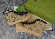 Gucci Maxi GG High Top Beige Ebony 703034 UKOH0 2590 - 3