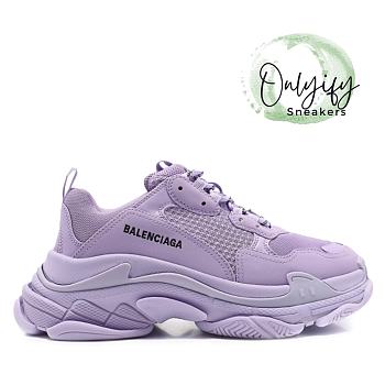 Balenciaga purple English letters tires 001