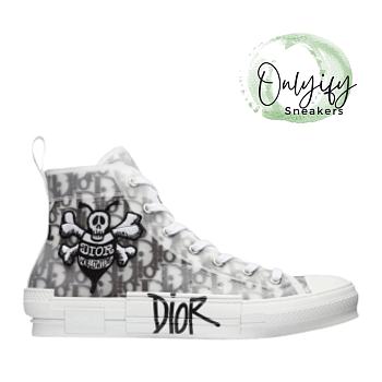 Dior And Shawn B23 High Top Bee Embroidery 3SH118YYO_H960