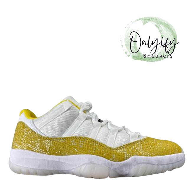 Air Jordan 11 Low WMNS “Yellow Snakeskin” AH7860-107 - 1