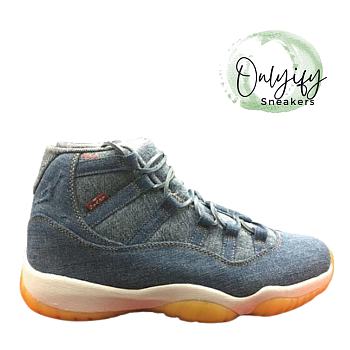 Levi’s x Air Jordan 11 Denim/Sail-Game Red 914433-401 