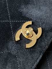 CHANEL Suede Coco Handle Bag 28cm x 12.5cm x 24cm - 6