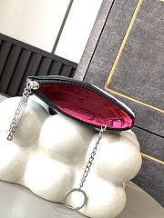 Chanel Black Ligne Cambon Zippy Card Pouch 8cm x 13cm x 3cm - 2