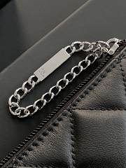 Chanel Black Ligne Cambon Zippy Card Pouch 8cm x 13cm x 3cm - 5