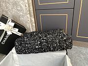 Chanel Chanel 22 tweed handbag black 35cm ×37cm ×7cm - 2