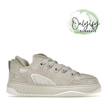 Dior B9S Skater ERL Cream Suede with White and Cream Dior Oblique Jacquard 3SN289ZTF_H060