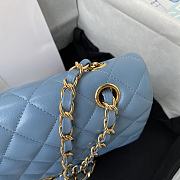 Chanel Classic Handbag Lambskin Sky 'Blue' A01112-Y04059-NA104 25cm x 6cm - 5