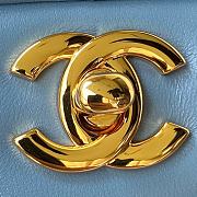 Chanel Classic Handbag Lambskin Sky 'Blue' A01112-Y04059-NA104 25cm x 6cm - 3