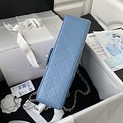 Chanel Classic Handbag Lambskin Sky 'Blue' A01112-Y04059-NA104 25cm x 6cm - 4