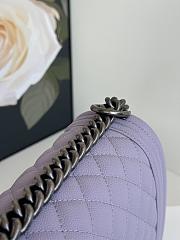 Chanel Boy Flap Bag Quilted Lambskin Old Medium 25cm - 4