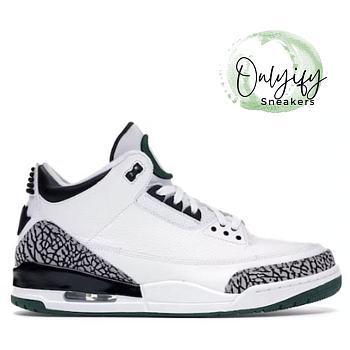 Air Jordan 3 Retro Oregon Ducks Pit Crew White HO11-MNJDL-594282233