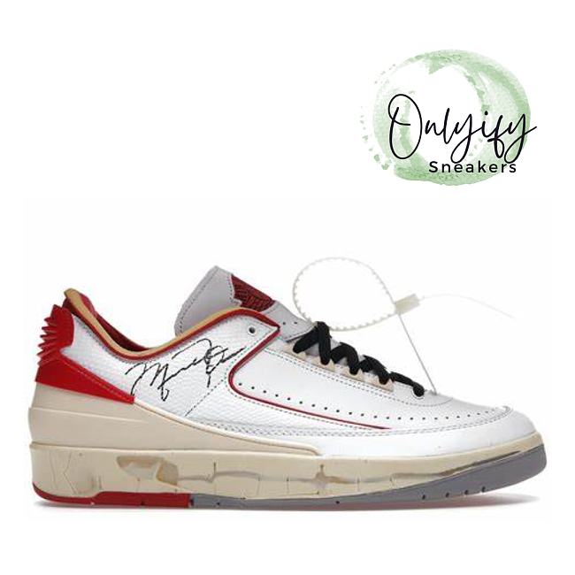 Air Jordan 2 Retro Low SP Off-White White Red DJ4375-106 - 1