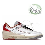 Air Jordan 2 Retro Low SP Off-White White Red DJ4375-106 - 1