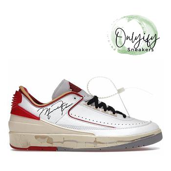Air Jordan 2 Retro Low SP Off-White White Red DJ4375-106