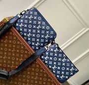 Louis vuitton Gaston Bag Ink Blue White M83384 22cm x 14cm x 4cm - 1