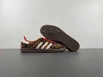 didas Samba OG 'Preloved Red' Leopard - JI2734