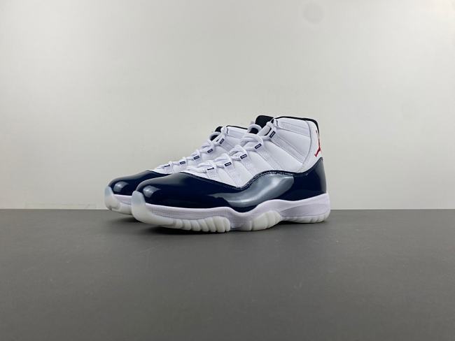 Air Jordan 11 white dark blue  -  LH0296-400 - 1