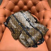 louis vuitton monogram macassar christopher backpack size 38*44*12cm - 5