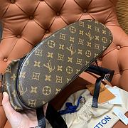 louis vuitton monogram macassar christopher backpack size 38*44*12cm - 3